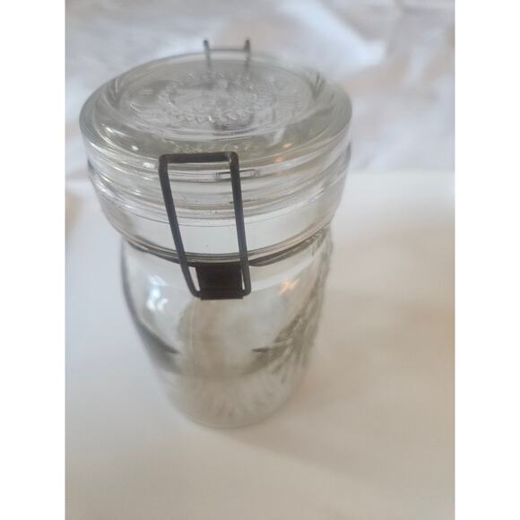 Antique c1910 Improved WEARS Smalley Pint Size Canning Fruit Jar Boston, Mass - Picture 6 of 9